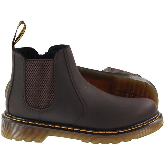 Dr Martens Boots Kids 2976 Wildhorse Lamper Dark Brown