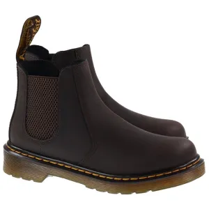 Dr Martens Boots Kids 2976 Wildhorse Lamper Dark Brown