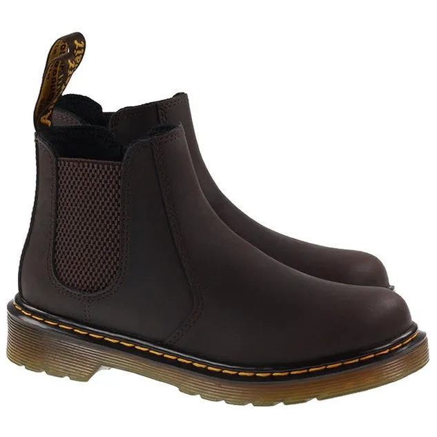 Dr Martens Boots Kids 2976 Wildhorse Lamper Dark Brown