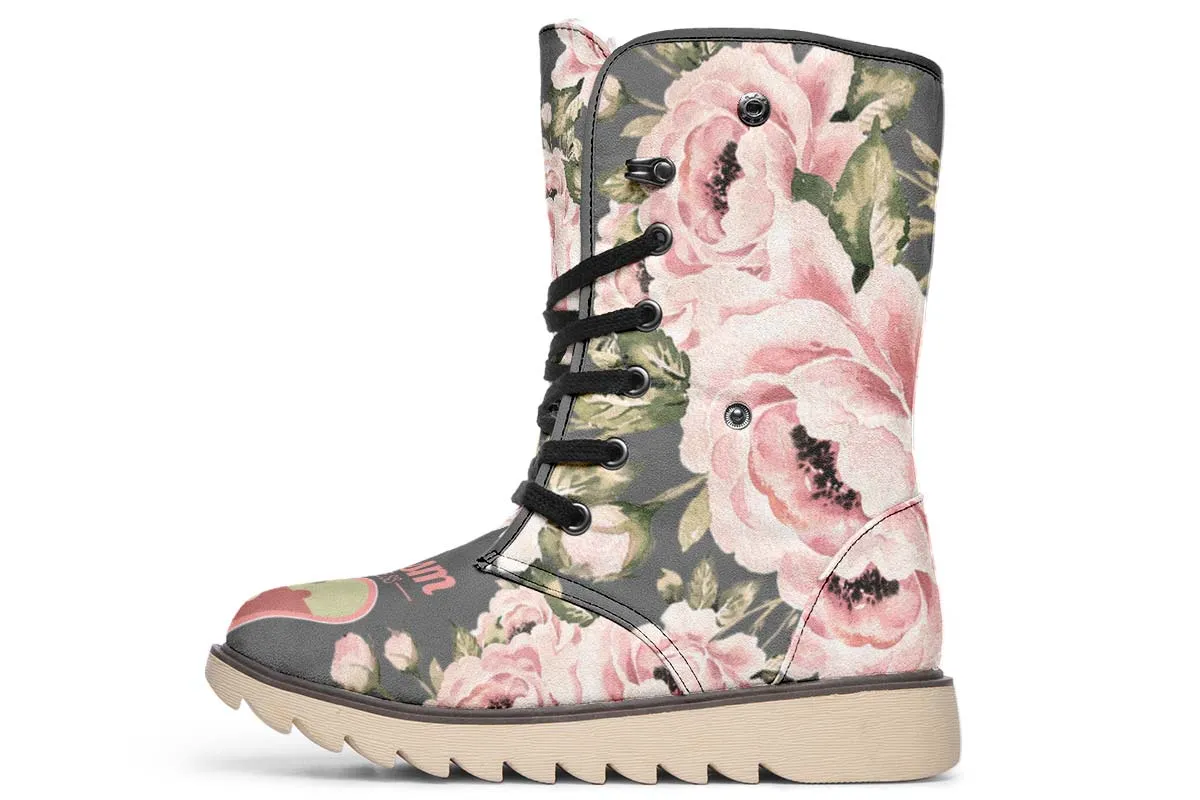 Floral Autism Awareness Polar Vibe Boots