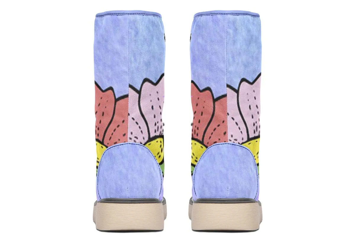 Fun Floral Bernese Mountain Polar Vibe Boots