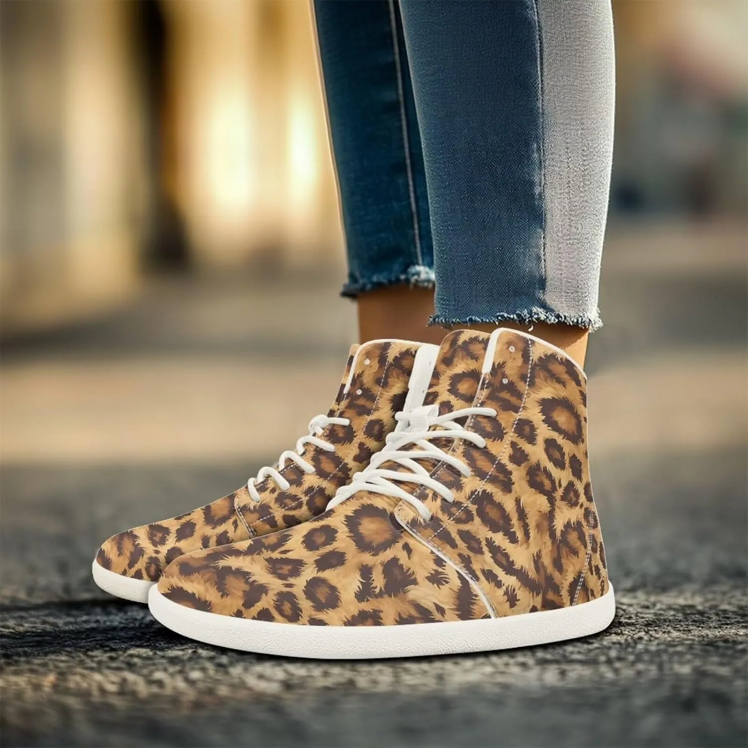 Fuxowvby Women's Minimalist Barefoot Shoes | Wide Wide Toe Box Fashion Sneaker | Zero Drop Tennis Workout Walking Hiking Running Sneaker US 6-13.5