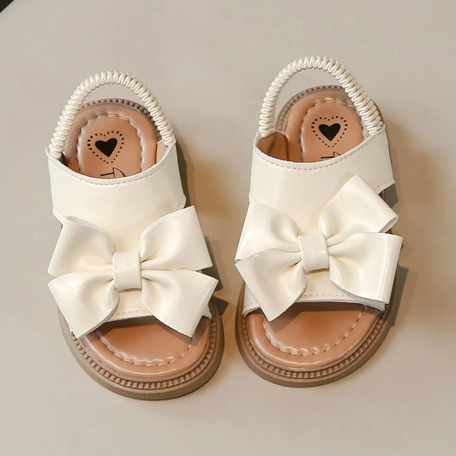 Girl Sandals Cute Summer Anti-Slip Soft Sandal Open Toe with Flower Toddler First Walkers Crib Dress Shoes Footwear