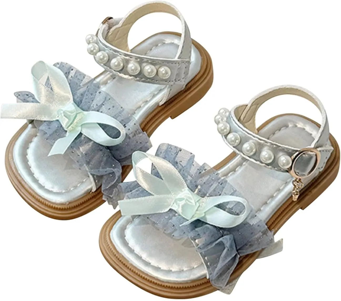 Girl Sandals Toddler Girl's Dress Soft Bow Flats Summer Bowknot Shoes Big Kids Cute Sandals For Big Kids Girls