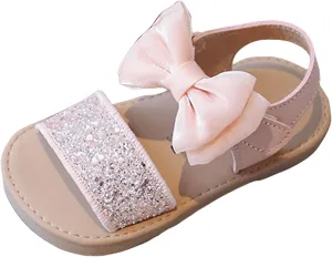 Girls Dress Shoes Girls Sandals Summer Korean Edition Solid Color Open Toed Beach Shoes Lightweight Open Toe Beach Holiday Sandals