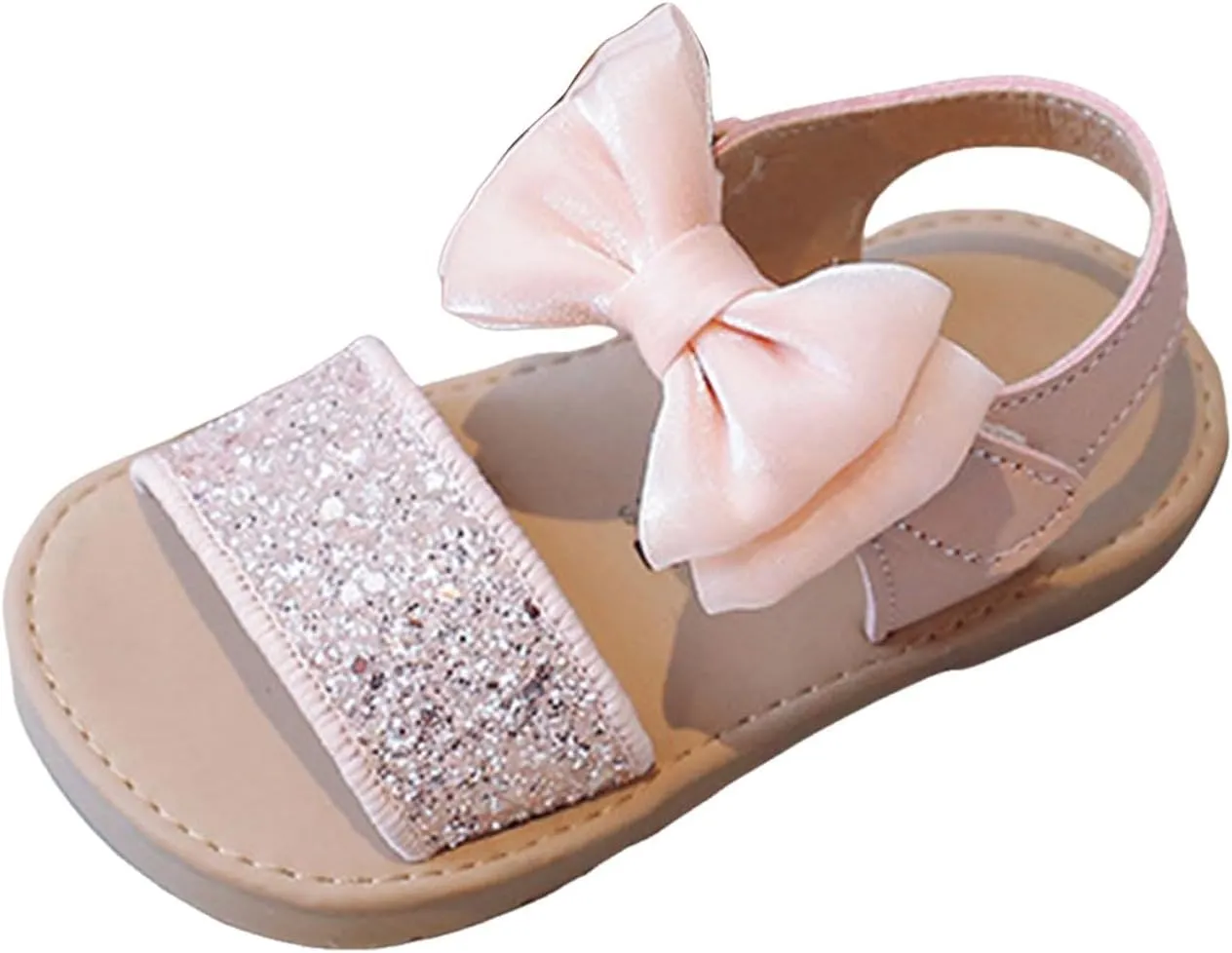 Girls Dress Shoes Girls Sandals Summer Korean Edition Solid Color Open Toed Beach Shoes Lightweight Open Toe Beach Holiday Sandals