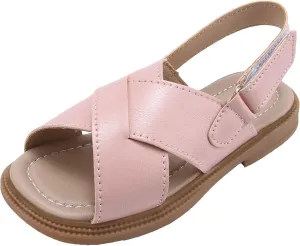 Girls Dress Shoes Toddler Kids Kids' Sandals Summer Girls' Big Beach Shoes Princess Soft Soled Casual For Boys' Babies Open Toes Adjustable Sporty Slides for The Beach and Pool