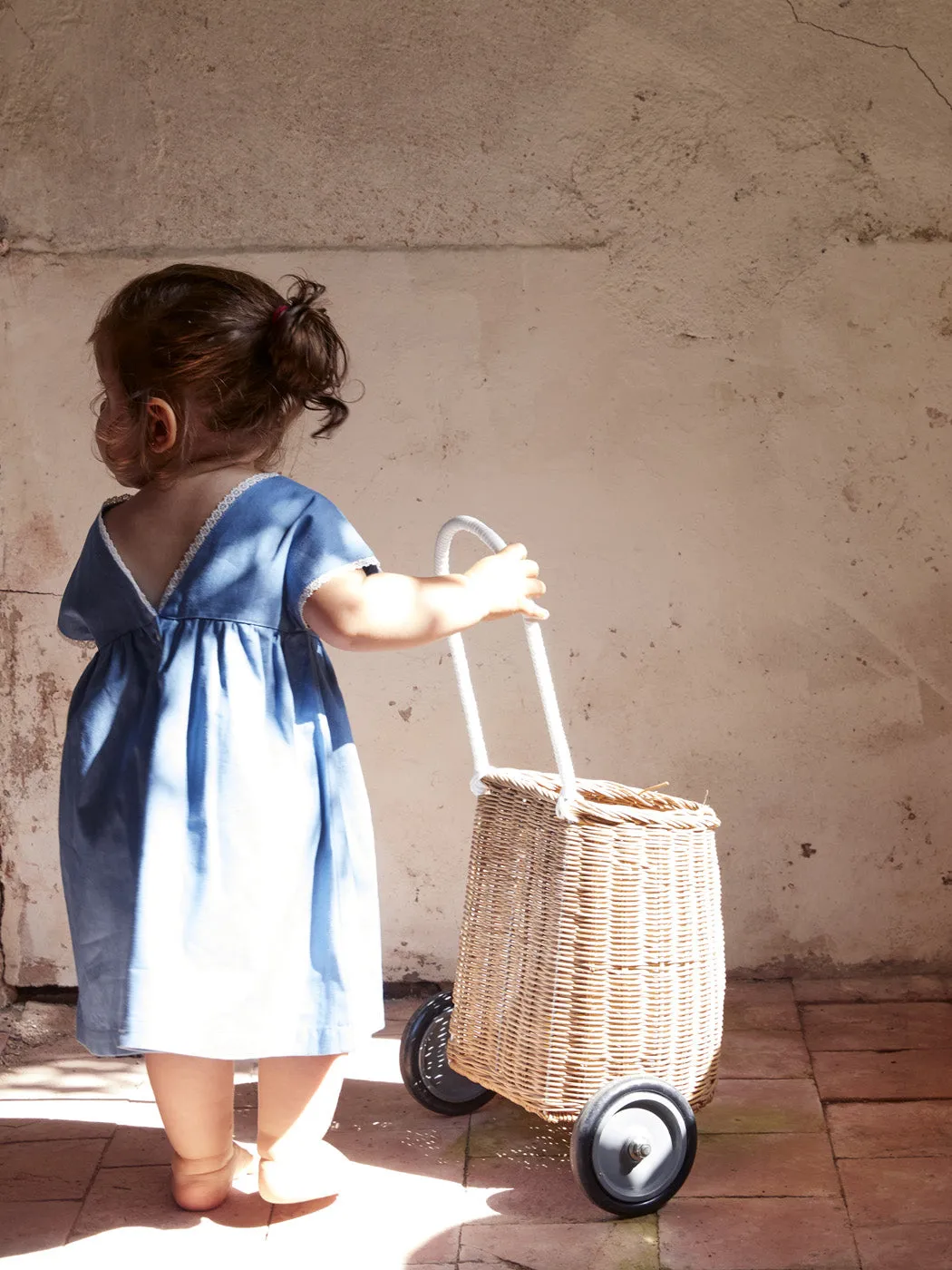 Girls Verlaine Dress - Cotton Denim