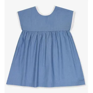 Girls Verlaine Dress - Cotton Denim