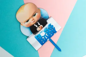 Happy Birthday Baby Boss theme Cake Toppers