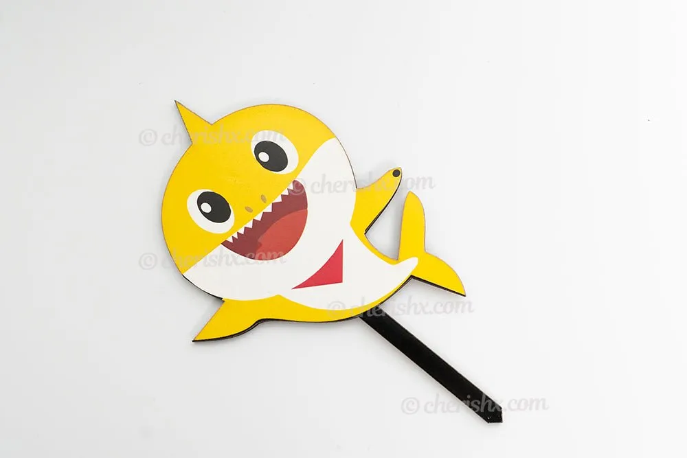 Happy Birthday Baby Shark theme Cake Toppers