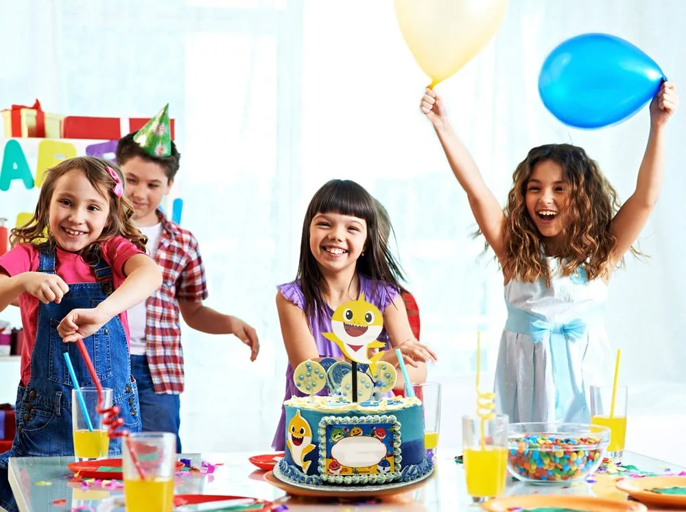 Happy Birthday Baby Shark theme Cake Toppers