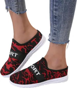 Hbeylia Women's Walking Shoes Fashion Slip On Sock Sneakers Lightweight Breathable Hollow Out Mesh Upper Backless Running Shoes Sandals Workout Footwear Non-Slip Play Sneakers
