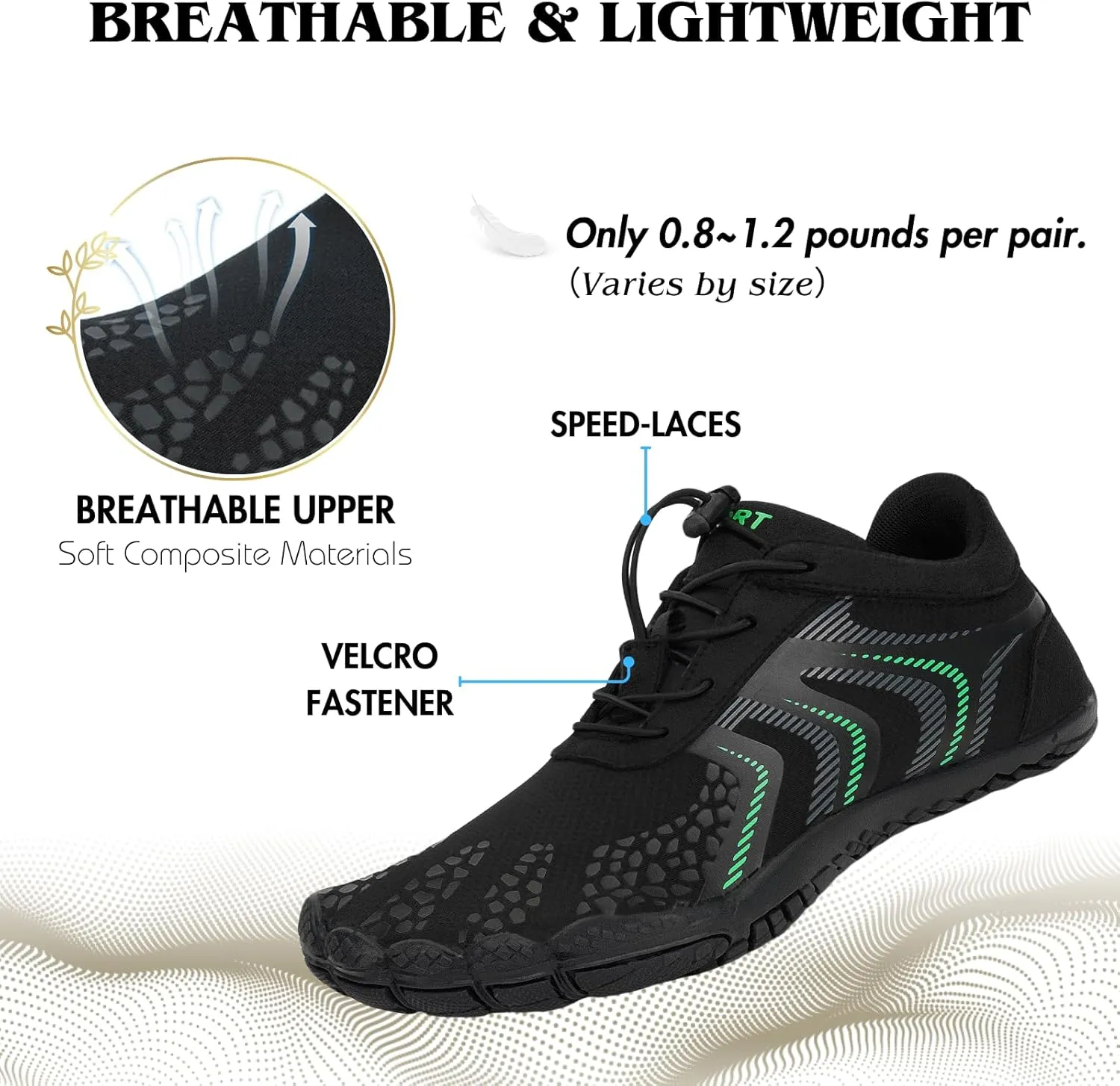 Hike Barefoot Shoes Womens Mens Minimalist Footwear Wide Toe Box Zero Drop Hiking Shoes Lightweight Breathable Sneakers