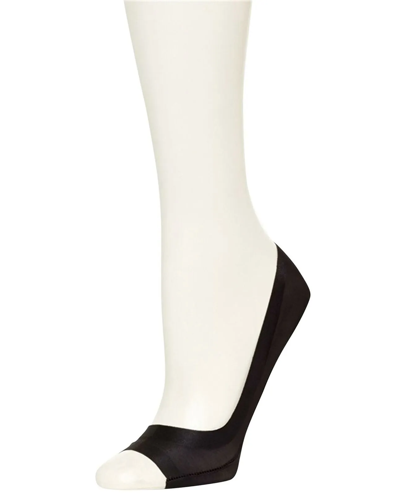HUE Women's Peep Toe Perfect Edge Liner Socks. U15277