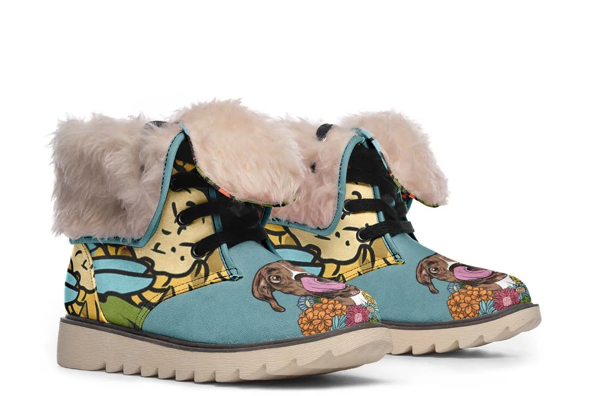 Illustrated Boxer Polar Vibe Boots