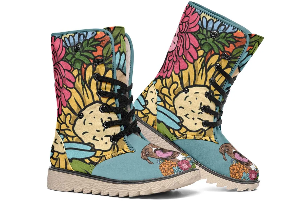 Illustrated Boxer Polar Vibe Boots