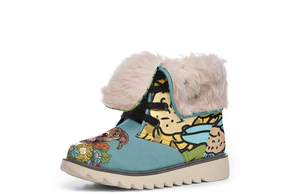 Illustrated Boxer Polar Vibe Boots