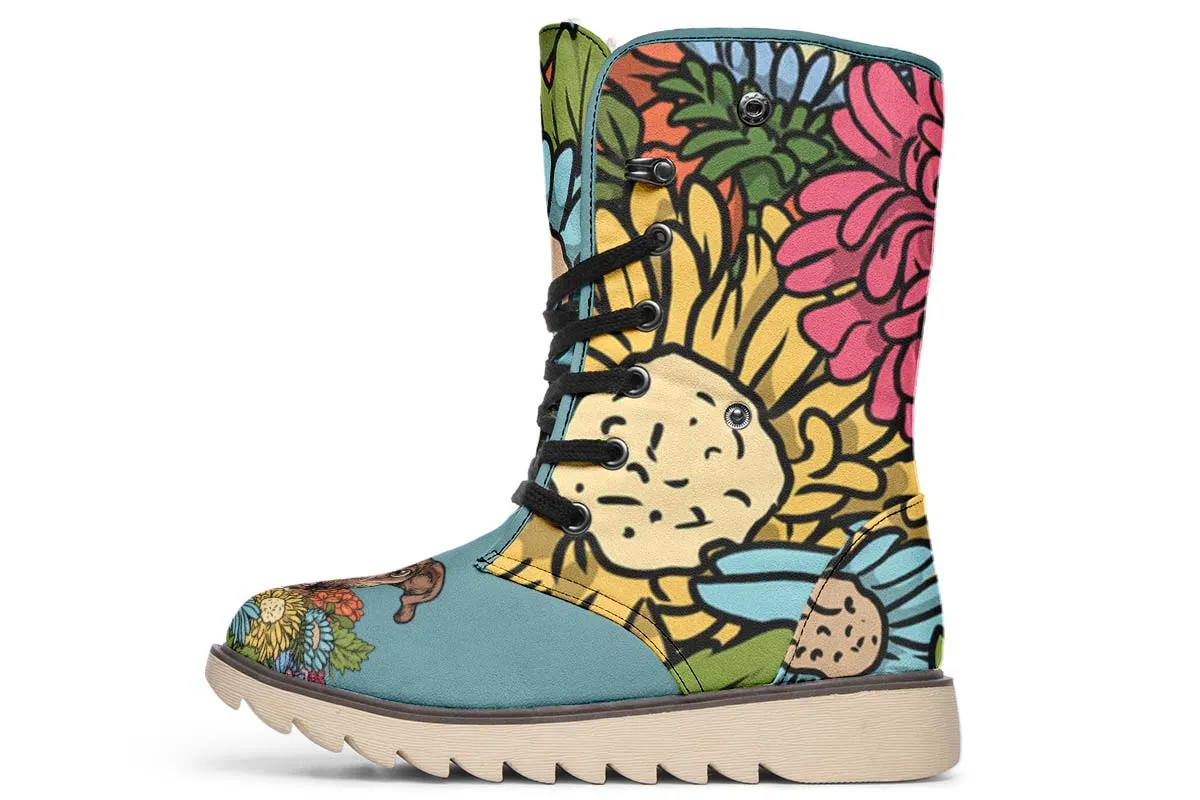 Illustrated Boxer Polar Vibe Boots