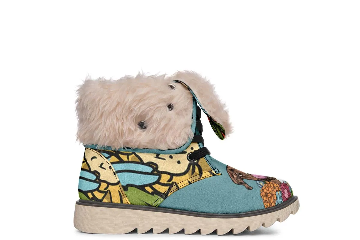Illustrated Boxer Polar Vibe Boots