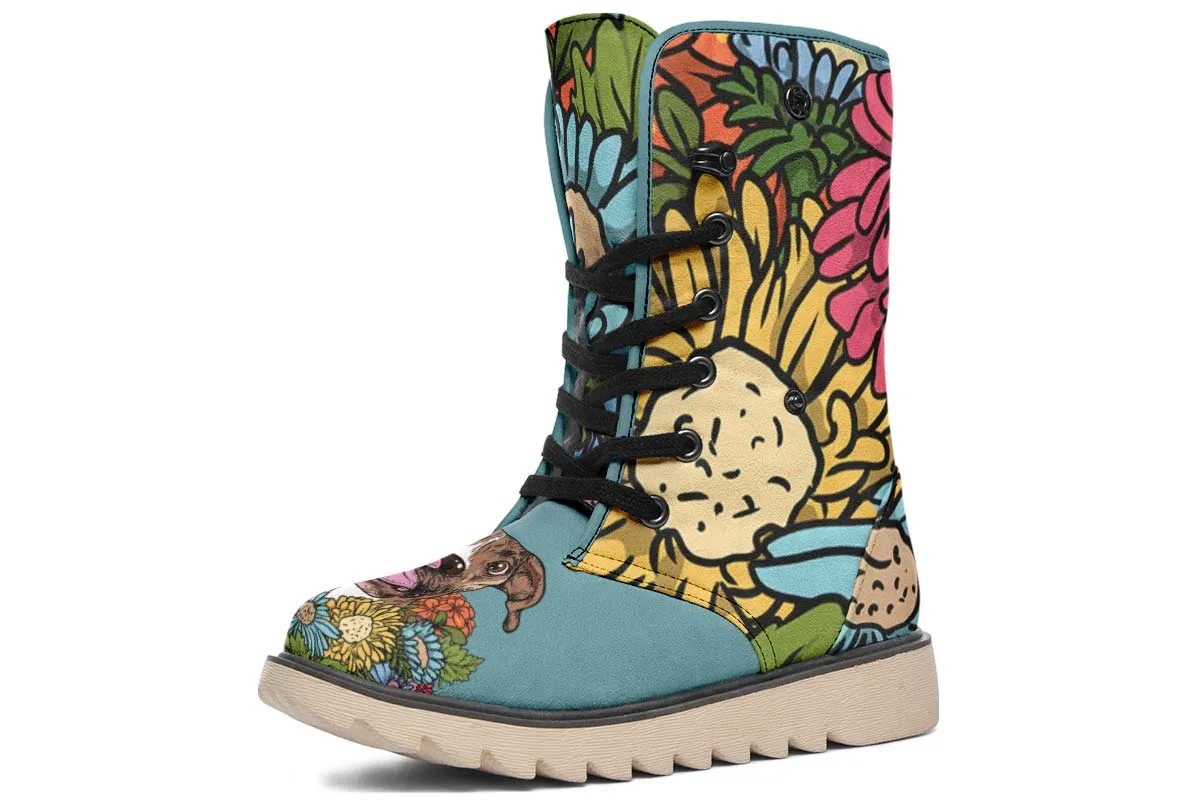 Illustrated Boxer Polar Vibe Boots