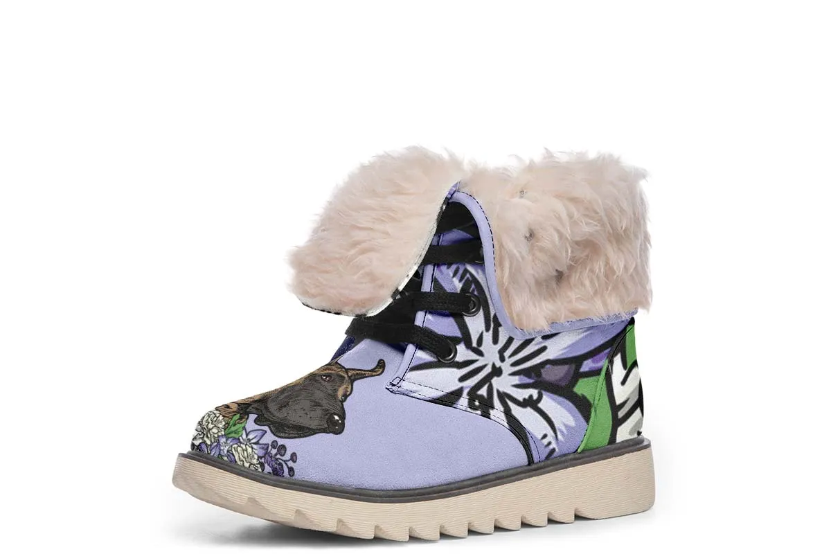 Illustrated Great Dane Polar Vibe Boots