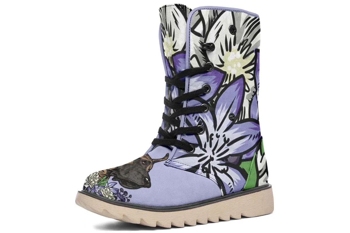 Illustrated Great Dane Polar Vibe Boots