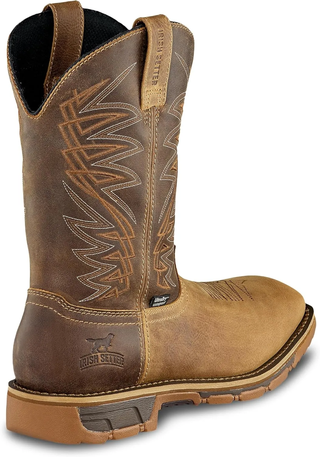 Irish Setter, Marshall, Mens, 11", Waterproof, Soft Toe, Pull-On Work Boot