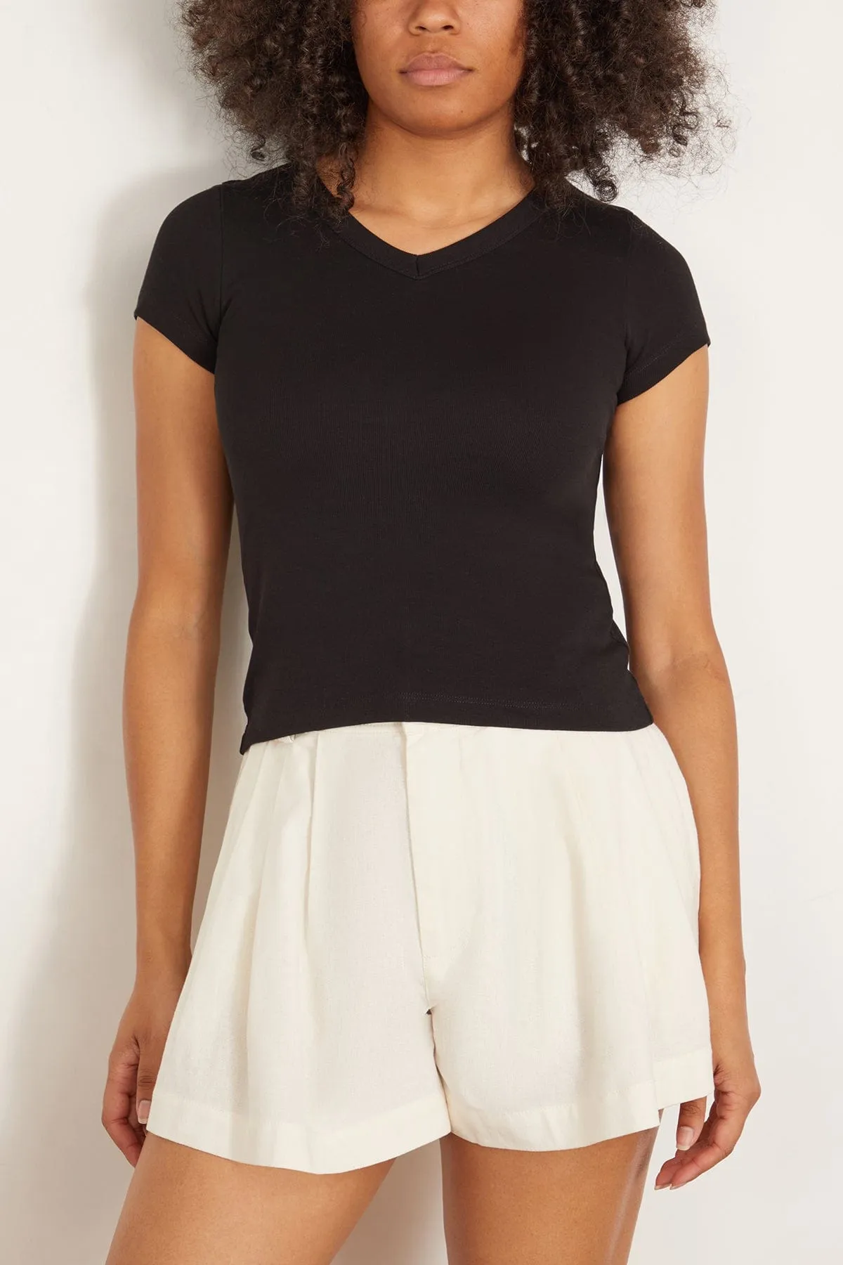 Jill Baby Tee in Black