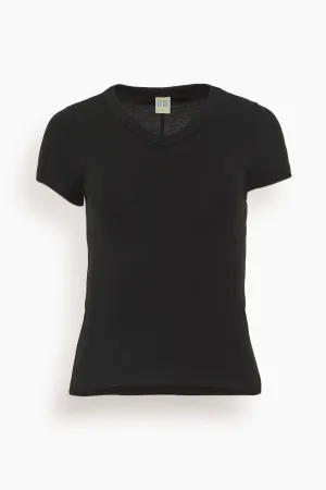 Jill Baby Tee in Black