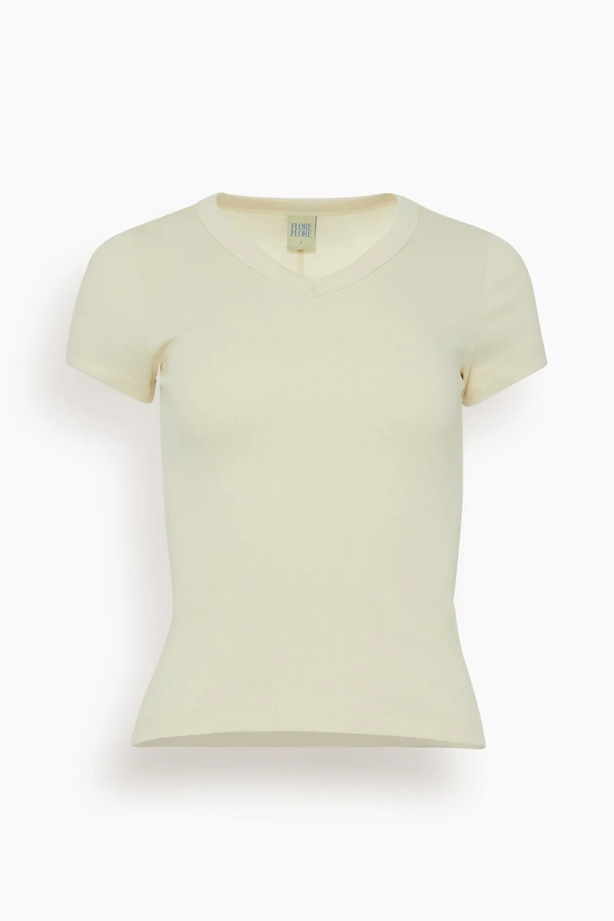 Jill Baby Tee in Off White
