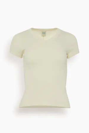 Jill Baby Tee in Off White