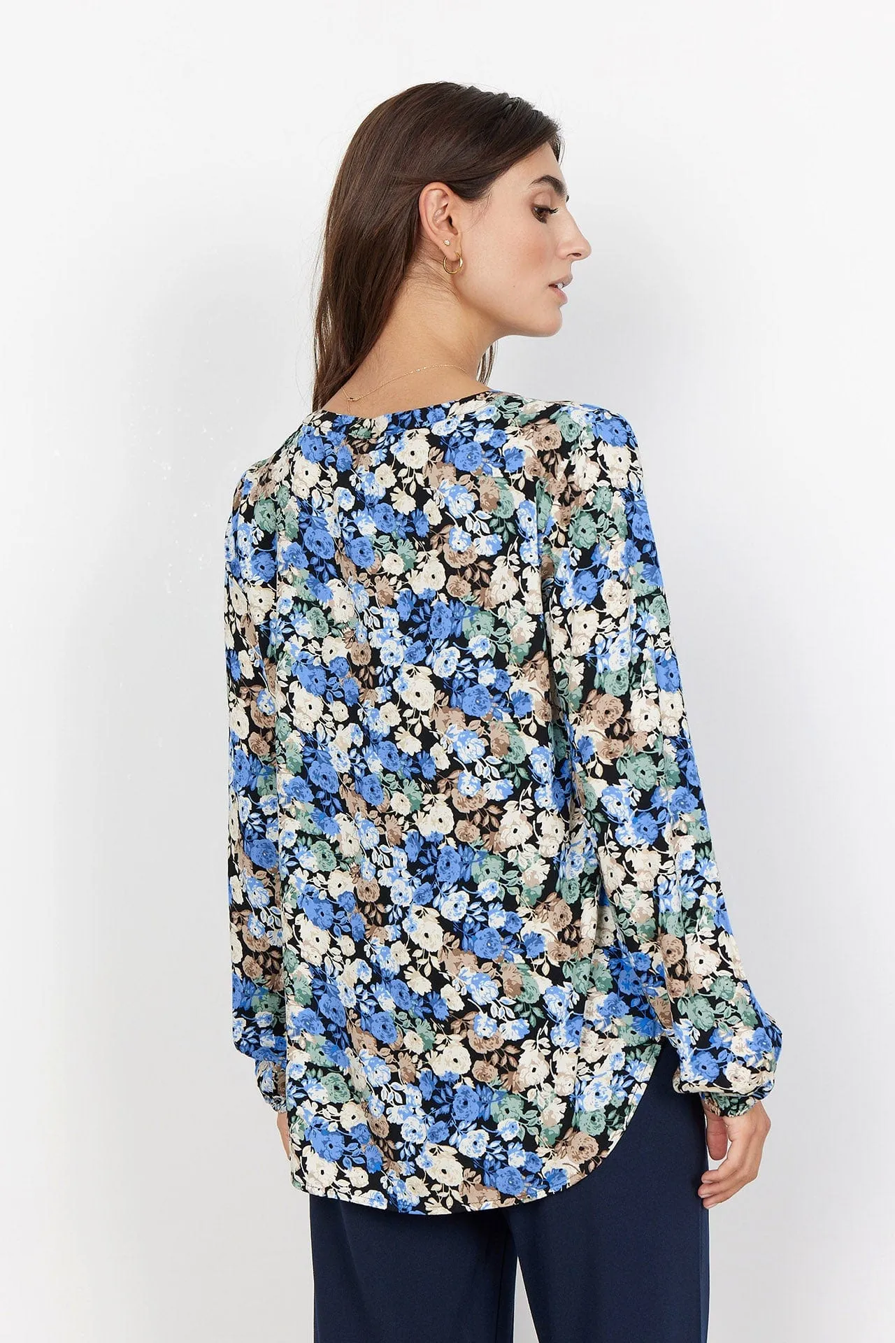 Joleen Shirt - Bright Blue Combi