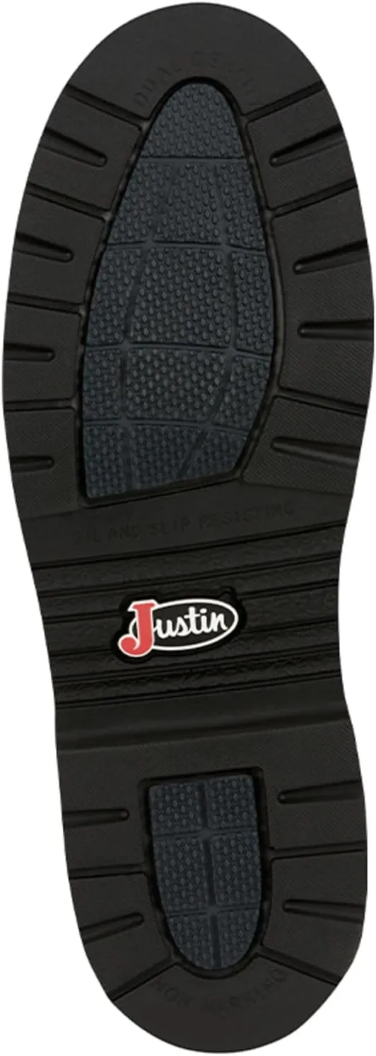 Justin Men's 11" Carbide Pull-On Work Boot Soft Toe - Ow4440