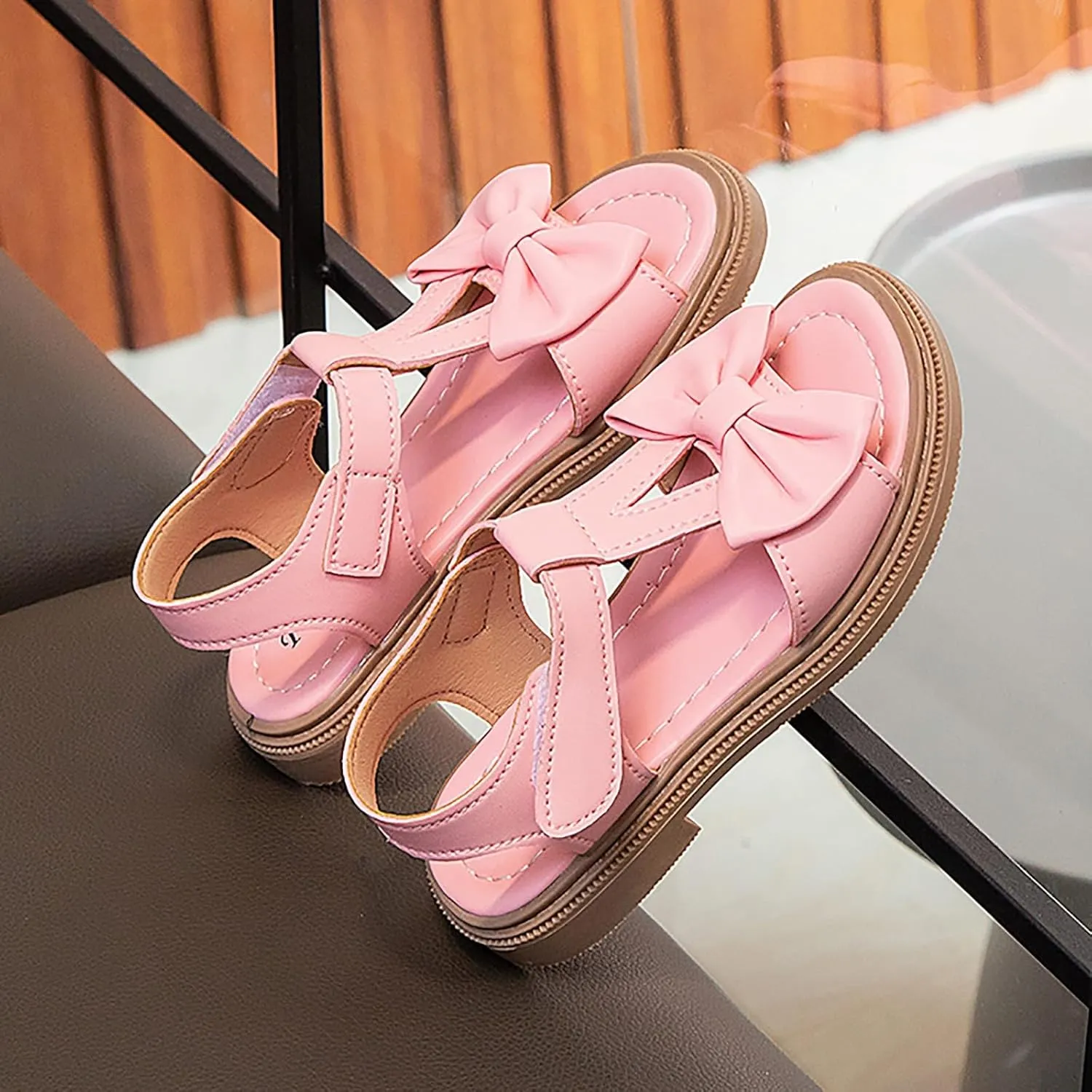 Kids Sandals Kids Girls Sandals Open Toe Ankle Strap Dress Shoes Wedding Party For Toddler Kids Pool Shoes For