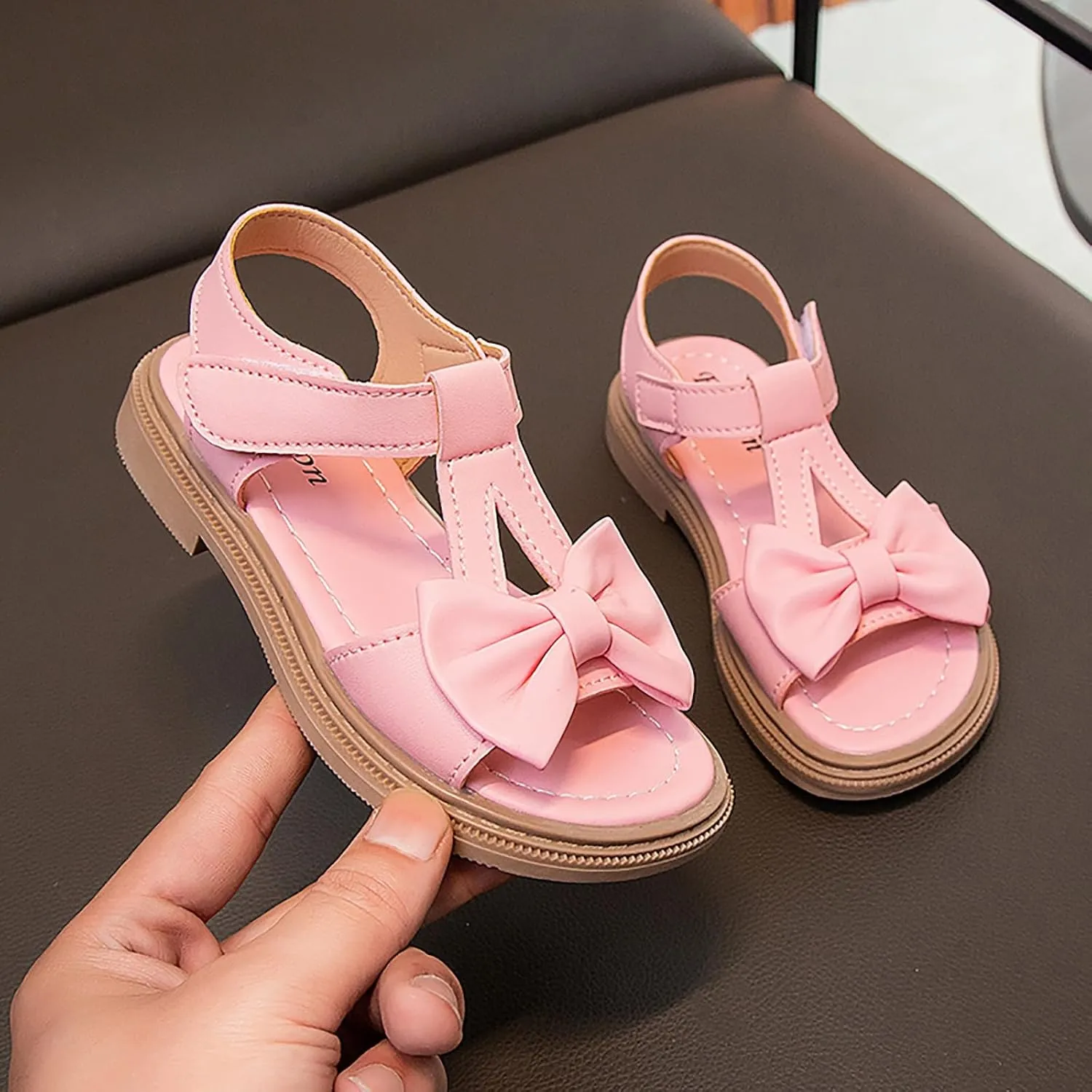 Kids Sandals Kids Girls Sandals Open Toe Ankle Strap Dress Shoes Wedding Party For Toddler Kids Pool Shoes For