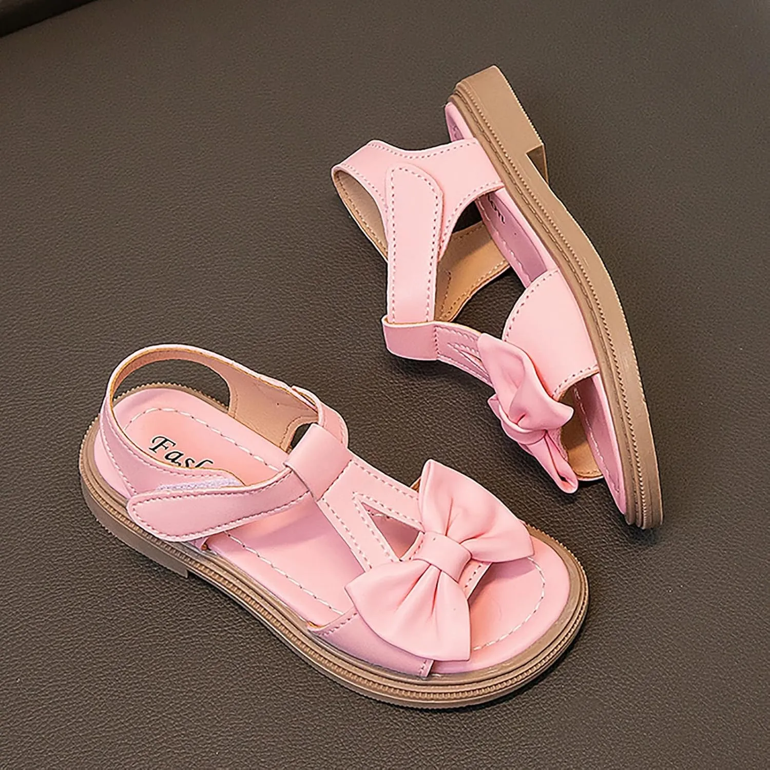 Kids Sandals Kids Girls Sandals Open Toe Ankle Strap Dress Shoes Wedding Party For Toddler Kids Pool Shoes For