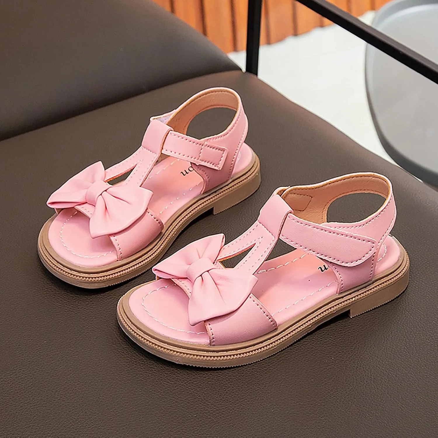 Kids Sandals Kids Girls Sandals Open Toe Ankle Strap Dress Shoes Wedding Party For Toddler Kids Pool Shoes For