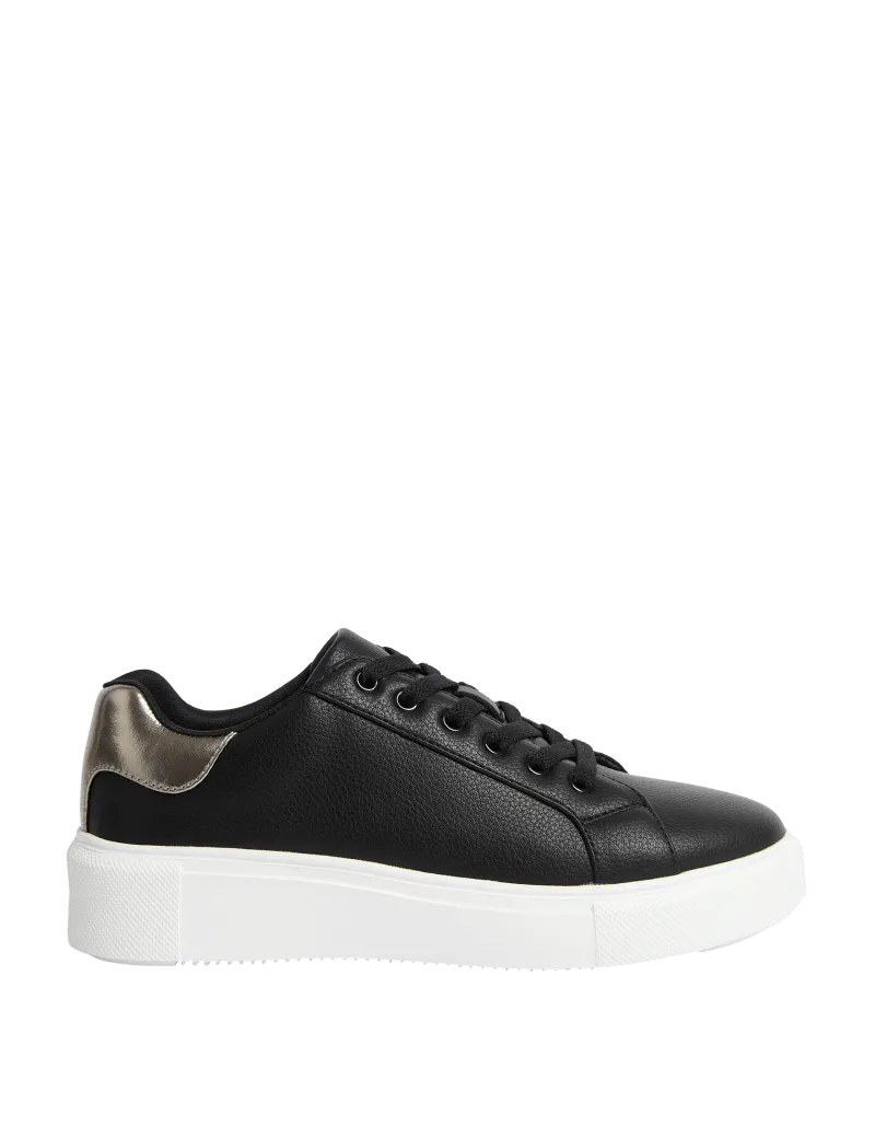 Lace Up Platform Trainers