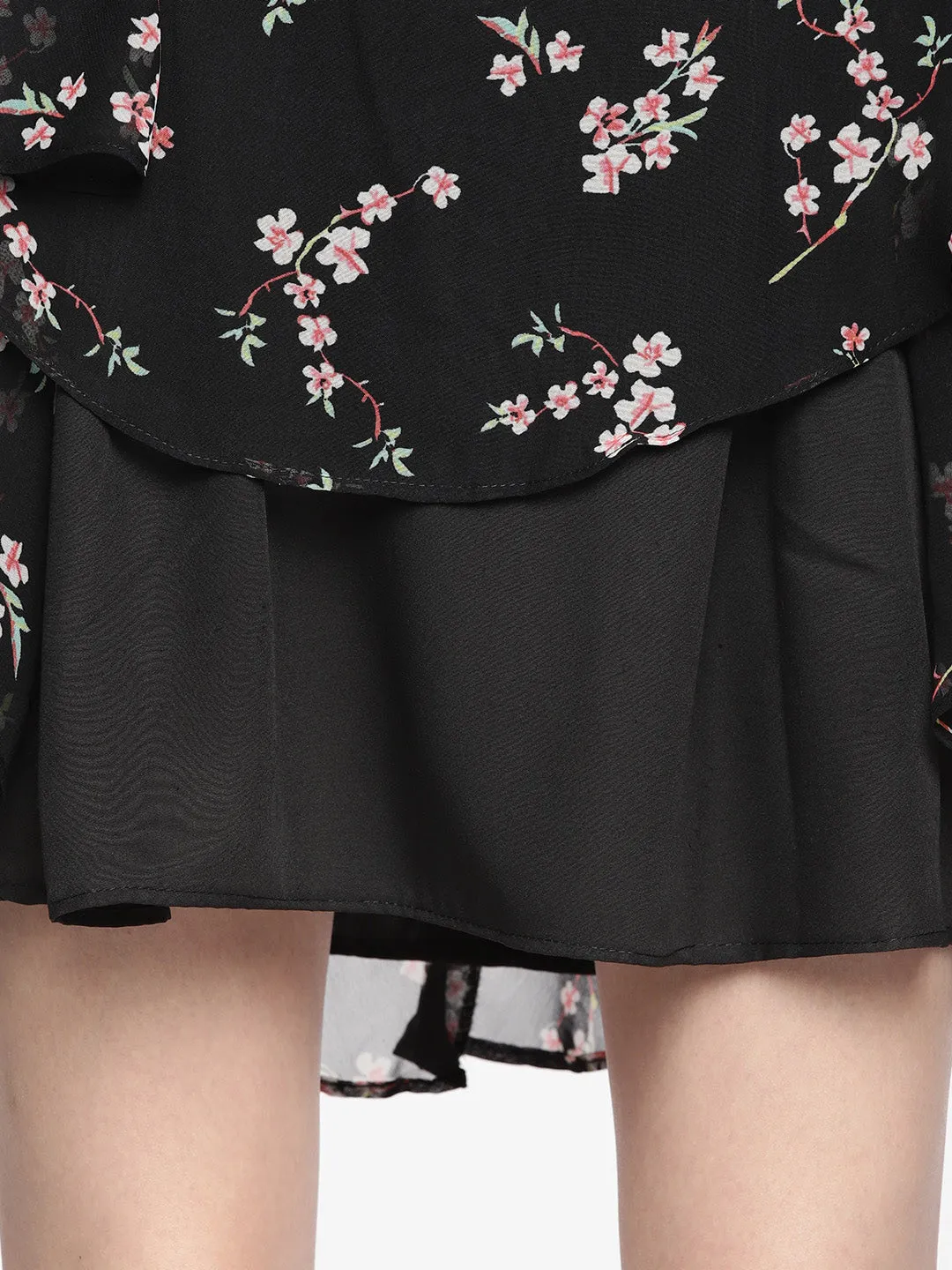 LARISSA FLORAL BOW BACK MINI DRESS