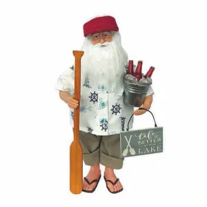 Life Is Better At The Lake - 15" Santa