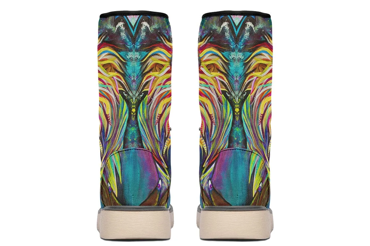 Meditating Rafiki Moon Boots