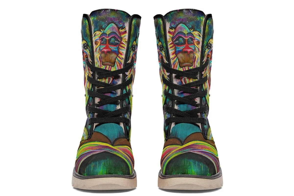 Meditating Rafiki Moon Boots