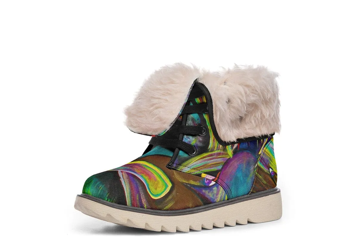 Meditating Rafiki Moon Boots