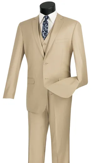 Men's Slim fit Suit SV2900-Beige