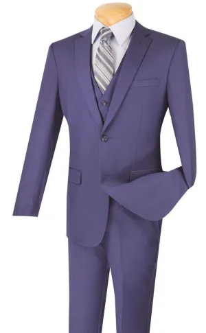 Men's Slim fit Suit SV2900-Indigo