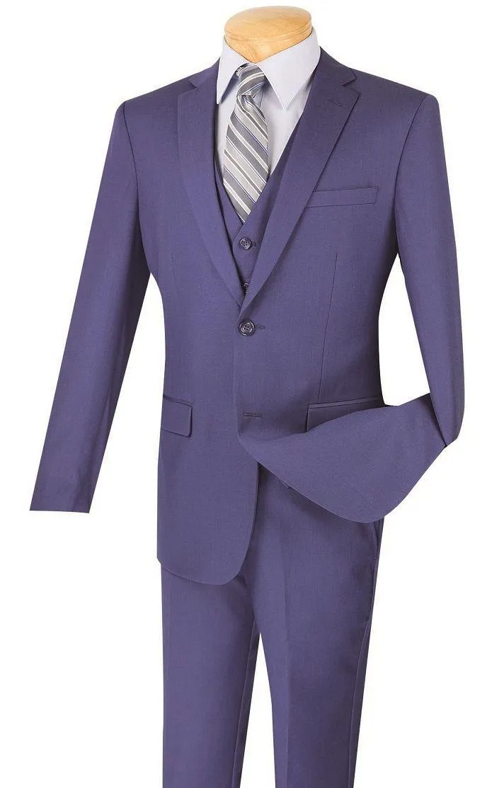 Men's Slim fit Suit SV2900-Indigo