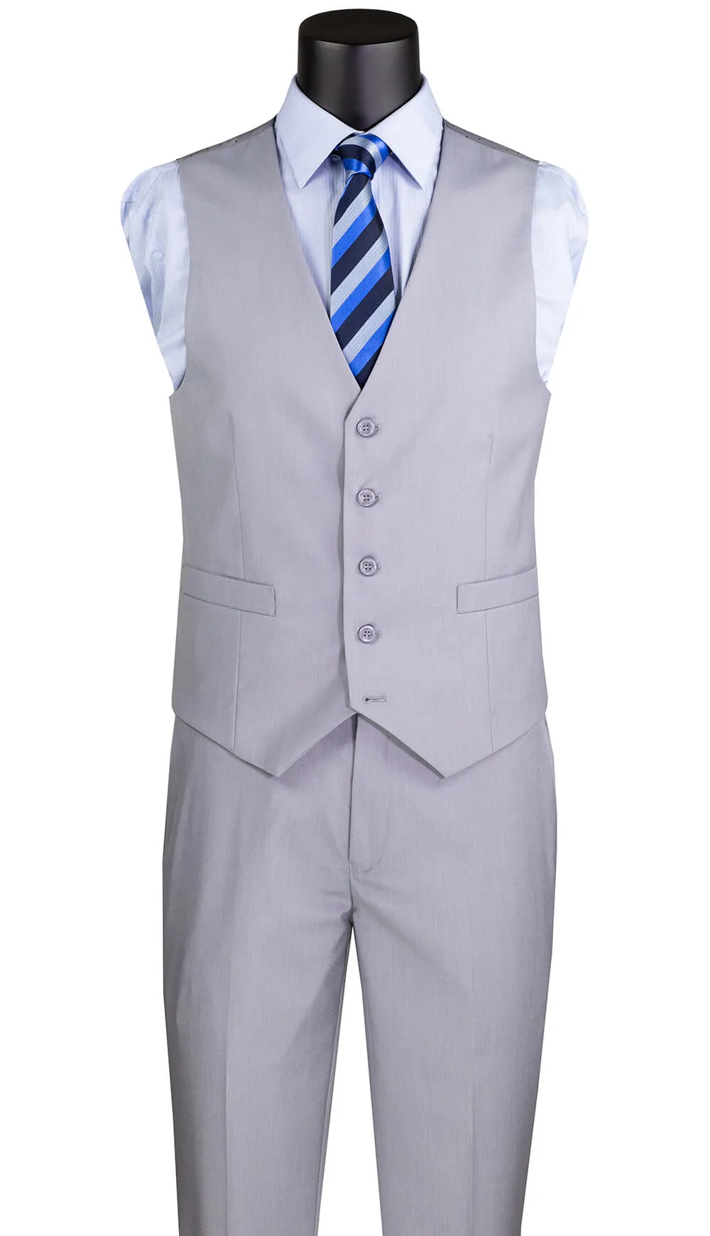 Men's Slim fit Suit  SV2900-Lt. Grey