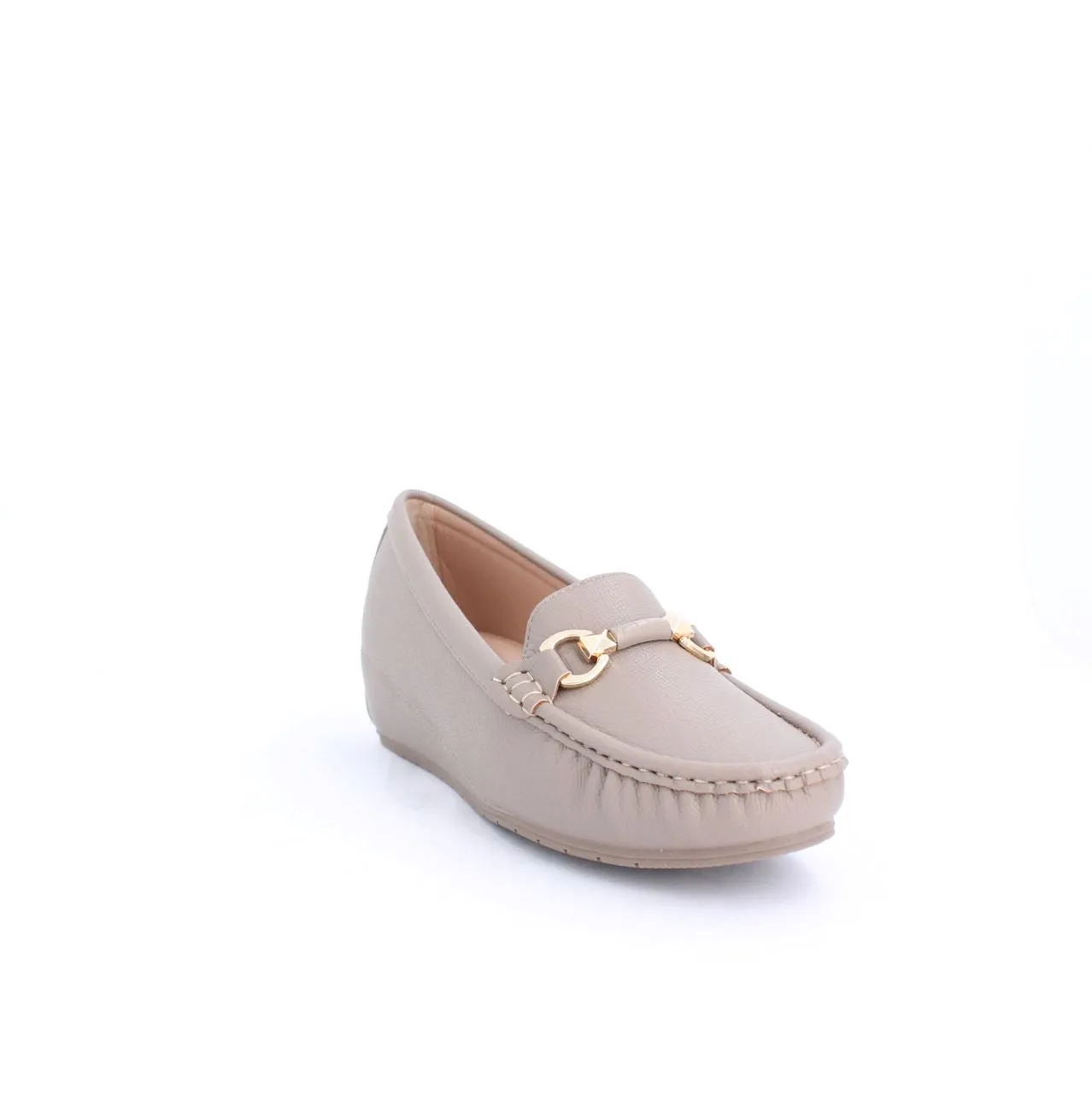 MIRA WEDGE MOCCASINS-TAUPE