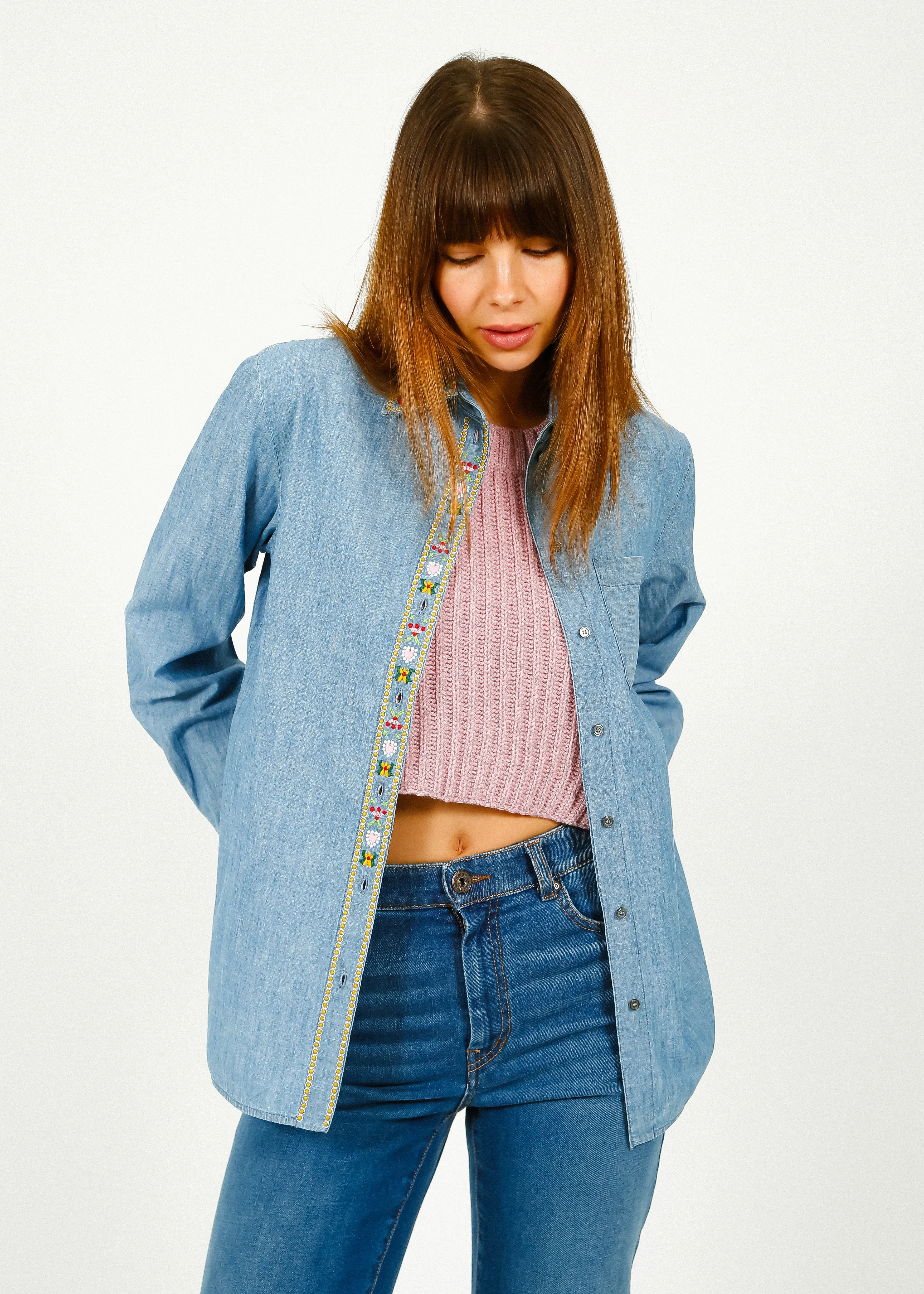 MM Palchi Knit Vest in Peony